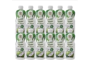 AZALA Tesoro Natural Agua de Coco 100% Natural, Pack de 12 Botellas, 1 Litro