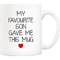 Grappige Koffiemok ‘Mijn Favoriete Dochter’ – 11 Oz Keramiek – Leuk Cadeau Voor Ouders, Moederdag, Vaderdag & Verjaardag