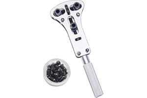 GHEART Gehäuseöffner mit Schlüssel, professioneller Gehäuseöffner für Schlüssel, Schauen Sie Sich den hinteren Deckel an, Uhr zur Reparatur Aller Uhren, 1 Set