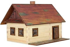 Walachia bûches Cottage Kit modèle, marron