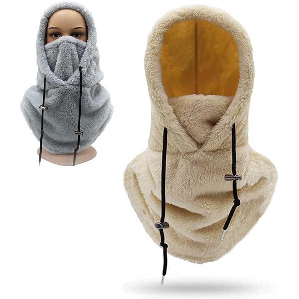 Wnddle Cagoule Moto Hommes Et Femmes - Cache-cou Polaire Thermique Coupe-Vent, Masque Hiver Résistant Au Froid Pour Moto, Ski Et Cyclisme