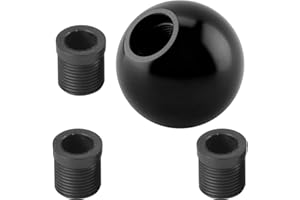 ‎AKOZON Reminnbor Schaltknauf Auto Universal Handschaltknauf Schaltkopf Runde Kugelform(Schwraz Farbe)