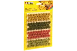 Noch-7011 Noch 0007011 Grattoir en Herbe Rouge, Jaune, Clair, Vert foncé, 7011