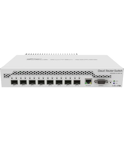 Switch MikroTik CRS310-1G-5S-4S+IN - 1xRJ45, 5xSFP, 4xSFP+, Gestito, Cloud Ready - 4