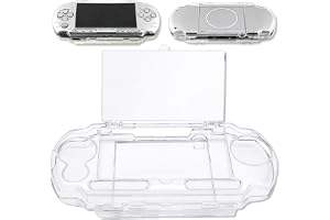 Ewinner Clear Snap-On Crystal Hard Case Cover Compatible With Sony Psp 3000 Series/Psp Slim 2000 Series Protected From Dust & Scratches Display Movie Bracket For