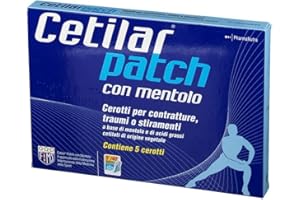 PHARMANUTRA Cerotto Monouso Cetilar Patch Per Articolazioni Muscoli E Tendini 5 Pezzi