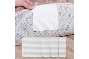 FARYODI 4 Stück Carpet Gripper Antirutschmatte für Parkettboden Fliesen Waschbarer Wiederverwendbarer Rutschmatte Teppich Anti Rutsch Teppichgreifer Anti Curling 10x10cm