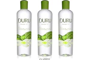 3x Duru Limon Kolonya Zitrone 200 ml Türkisches Duftwasser Eau de Kolonya