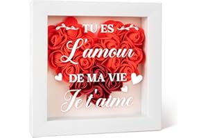 APJIELOP Cadeau Saint Valentin, Cadeaux Saint Valentin, Idee Cadeau Couple, Cadeau pour Son Copain, Cadeau pour Couple, Cadeau Amoureux pour Homme, Cadeau Copain, Cadeau Petit Copain Amour, Rose Eternelle