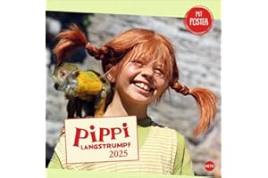 Pippi Langstrumpf Broschurkalender 2025: Szenen aus der beliebten Verfilmung des Klassikers von Astrid Lindgren in einem praktischen Termin-Kalender. ... (Kino-Entertainment Kalender Heye)
