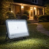 Ecolite 100W LED Projekt&ouml;r 8000 L&uuml;men IP66 Su Ge&ccedil;irmez Dış Mekan Floodlight Bah&ccedil;e Duvar Otopark Aydınlatma 220 Volt (Beyaz Iş