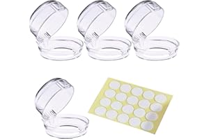 TUKNN Gas Stove Knob Covers, Kitchen Gas Hob Knob Covers, Cooker Protection Buttons, Cooker Knob Child Lock, Cooker Child Lock, Cooker Switch Protection, Child Lock Cooker, Pack of 4