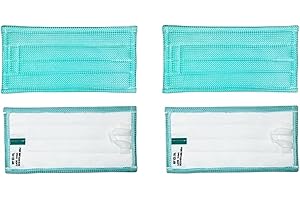 ZWFYJEWU 4 Almohadillas De Fregona Compatibles con Vorwerk Y Kobold, Piezas For Aspiradoras SP520/SP530/MF520/MF530, Paños Lavables For Fregona A Vapor.
