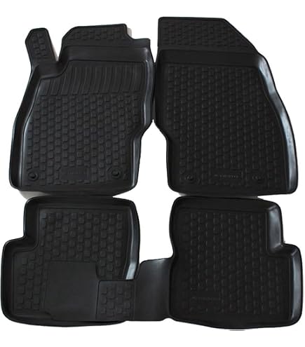 Tappetini Auto 3D TPE Per Opel Corsa D (2006-2014) - Kit 4 Pezzi, Bordo Alto, Antiscivolo, Facili Da Pulire