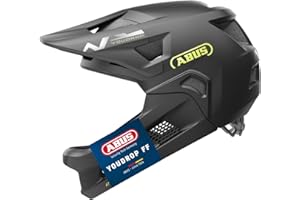 ‎ABUS ABUS MTB-Helm YouDrop FF - Fullface-Helm für Kinder und Jugendliche - für den Einstieg in den Mountainbikesport - mit abnehmbarem Kinnschutz