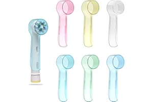 SEPLOUIS Coprire la testina dello spazzolino elettrico per Oral B, Multicolore, Confezione da 6