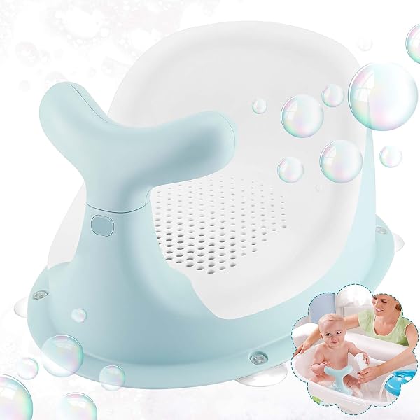 Supporto Doccia Per Bambini Regolabile 0-36 Mesi – Base Antiscivolo, Altezza Regolabile, Design Sicuro E Stabile