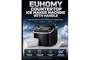 Euhomy Countertop Ice Maker Machine with Handle User Handbook: Setup, Operation & Care for a 26lb Portable Auto-Clean Ice Maker