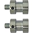 Inditrust NEW Heavy 2pc 4-inch Double Wheel Attachment Nut for angle grinder Hand Tool Kit