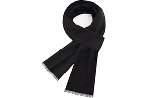 heekpek Echarpe Homme Hiver Écharpe Cadeau de Noël Chaude Automne Foulard Élégante Longue Tartan Echarpes