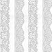 Price comparison product image Catherine Lansfield Lace Effect Wallpaper - Silver and White - 13379-24