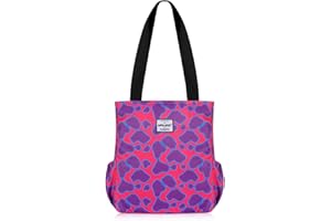 HAWEE Donna Borsa Tote con Zip Leggera Borsa a Tracolla Casual Borsa a Mano Moda Borsa a Spalla Grande Borsa della Spesa Impermeabile Borsetta per Viaggio Scuola Lavoro Quotidiano Vita Yoga Spiaggia