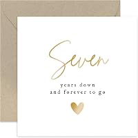 thumbnail image 2 of White Cotton Cards 7th Copper Anniversary Memories Of This Year... 2 of 14
