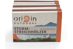 RELAGS BasicNature Wasserfeste Sturmstreichhölzer