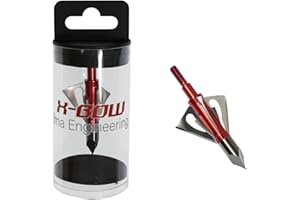 X- BOW FMA ENGINEERING X-Bow FMA Edge - Jagdspitze; zum Aufschrauben auf Pfeile oder Bolzen; extrem langlebig und robust