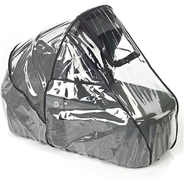 Housse De Pluie Universelle Pour Cosy/poussette – Fenêtre De Contact, Aérations, élastique – Protection Hiver Et Intempéries, Taille Unique Grise