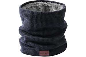 Onvavient Schal Herren Winter, Winter Halsschlauch Ski, Schlauchschal Halstuch Halswärmer Gesichtsschal Fleece Loop Schal Männer Frauen Warm Dick Loopschal Nackenwärmer