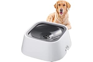 Coptiner Ciotola dell'acqua per animali domestici Ciotola dell'acqua per cani lenta 1L Anti trabocco Anti spruzzi Dispenser per l'acqua dell'animale domestico Ciotola per alimentazione degli animali