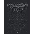 Perspective Drawing Paper: Variety of Papers, One Point Perspective Grid, 2-point perspective 3d grid sketchbook, 3 Point Perspective Paper