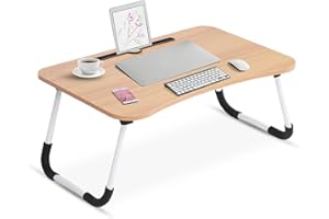 GREENSEN Taca na łóżko, składany stolik pod laptopa, biurko, stojak na laptopa, składany stolik do łóżka, przenośny, taca śniadaniowa, podstawka pod laptopa, łóżko, do sypialni, kanapy, łóżka, sofy