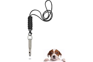 TODREMOU Hundepfeife Rütter Rückruf Metall-Hochfrequenter Ton, Professionelles Hundetraining, Kann Vom Menschlichen Ohr Gehört Werden (Silver Bullet X1)