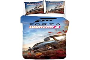 Agmdno Bettwäsche-Set,Xbox One Bettbezug,Motorsport Kinderbettwäsche Jungen,Bettbezug 135x200cm + Kissenbezug 80x80cm (A06,135x200cm+80x80cmx1)