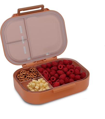 Lunchbox met siliconen ring, RVS, rond en dubbellaags, 1400 ml online