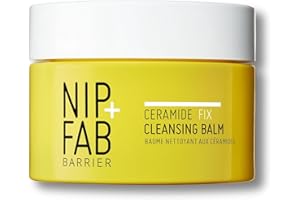 ‎NIP+FAB Nip+Fab Ceramide Fix Cleansing Balm 2.53 Fl Oz, Makeup Remover, Help Replenish Lipid Barrier, with Niacinamide and Biolin, Hydrating, Ideal for Dry, Sensitive and Aging Face Skin