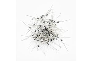 Innfeeltech 100Pcs 1N4001 Rectifier Diodes General Purpose Silicon Rectifiers, 1A, 50V Silicon Rectifier Schottky Diodes