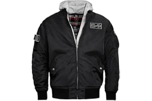 Mycl Turell 2nd Edition Bomberjacke Herren - Wasserabweisend, Sicherheits-Gelprotektoren CE zertifiziert - Stylisch und Sicher - Bomber Jacket - Motorradjacke Vintage Jacke