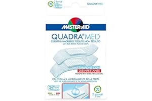 Master Aid Quadra Med Strip, 2 Formati - 1 Prodotto