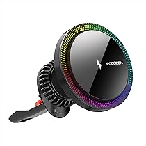 XXHUO Chargeur Voiture Pour Magsafe 15w, Support Telephone Voiture