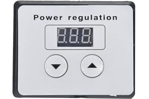 TANGXI Regolatore di tensione digitale SCR 10000W, termostato dimmer regolatore di tensione ad alta potenza, controllo velocità motore elettrico AC 220V 80A