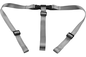 RJLLKD 3 Punti Cintura per Seggiolone, Universali Cinghie Seggiolone a 3 Punti Regolabile Cintura Di Sicurezza Bambini Passeggino Attacco Adatta Come Ricambio per Cinghie Di Sicurezza IKEA ANTILOP