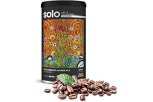 SOLO - Caffè Monorigine Tanzania, Café en Grano Tostado, 250 g, 100% Robusta Natural