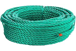 PROVENCE OUTILLAGE CORDERIES TOURNONAISES 01630 - Corde Polypropylène - 30 m - Haute resistance - Ø 12mm - Vert