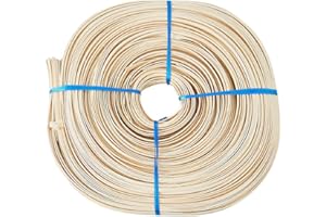 SUPERFINDINGS Pacco di 1 500g 0.6x0.1cm di Giunco Rattan per Intrecciare Cesti e Fare Mobili. Forniture per Riparare Il Rattan Materiale Naturale per Creare Artigianato in Rattan.