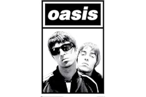 Pyramid International Oasis (Gallaghers) Maxi Poster – Official Oasis Wall Art Print for Music Fans – 61cm x 91cm Decorative Poster for Bedroom, Studio or Dorm Room