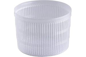 MAUQI 8x Fuscelle Premium - Forme contenitori da 400/600 gr. - Fuscelle per Formaggio Caciotta Ricotta ecc | Made in Italy. Food Grade (400/500/600 gr) (8 Fuscelle)