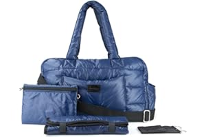 7 A.M. 7AM Voyage Diaper Bag – SoHo Satchel Large & Compact Waterproof Multifunctional Newborn & Toddler Diaper Bag, Gym Bag & Travel Bag with Padded Straps